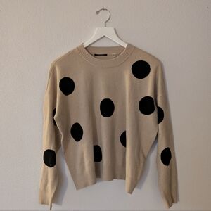 T Tahari Polka Dot Sweater